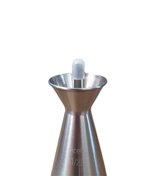 Aceitera Antigoteo de Acero Inoxidable Azzayt