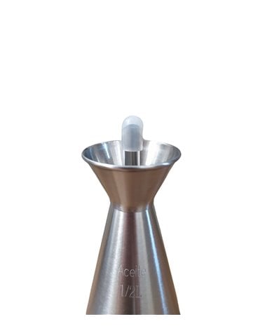 Aceitera Antigoteo de Acero Inoxidable Azzayt