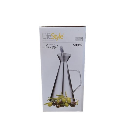 Aceitera Antigoteo de Acero Inoxidable Azzayt