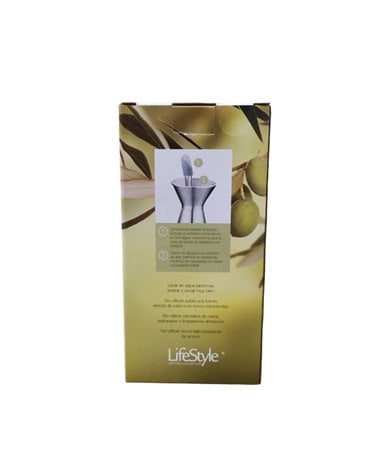 Aceitera Antigoteo de Acero Inoxidable Azzayt