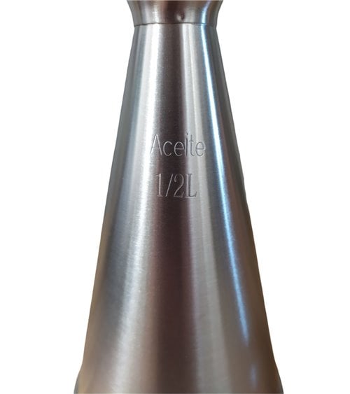 Aceitera Antigoteo de Acero Inoxidable Azzayt