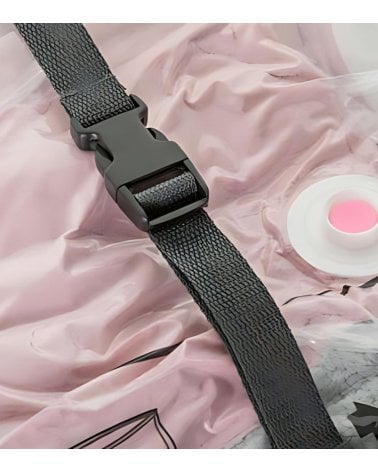 Caja de Almacenamiento con Bolsa al Vacío y Correas de Sujección de PP