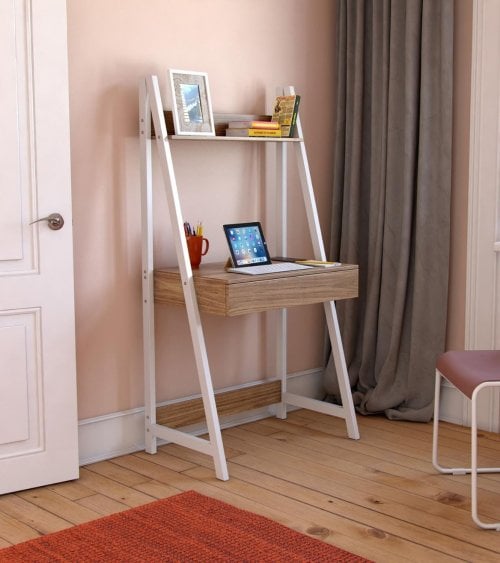 Escritorio Olympia con Repisa y Cajón de MDF