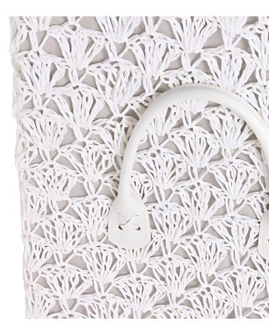 Cesta con Tapa de Fibra Trenzada y Madera