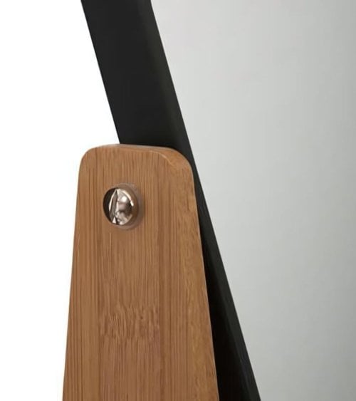 Espejo de Mesa Rectangular de Bambú