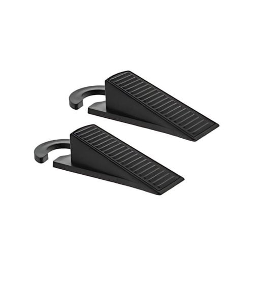 Set de 2 Cuñas para Puerta Negras