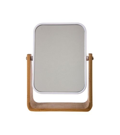 Espejo de Mesa Rectangular de Bambú
