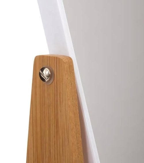 Espejo de Mesa Rectangular de Bambú