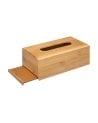 Caja de Pañuelos de Bambú