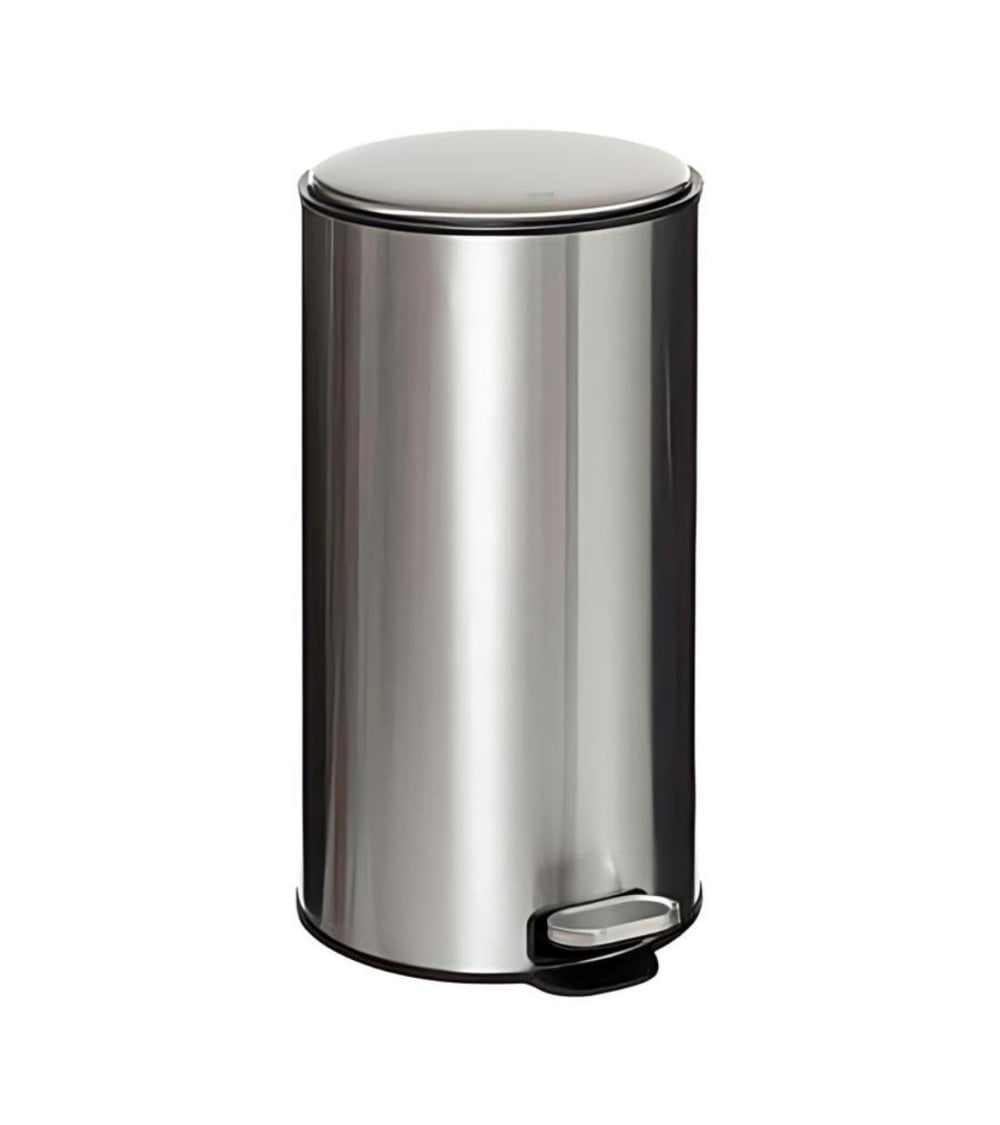 Cubo de Basura con Pedal de Acero Inox