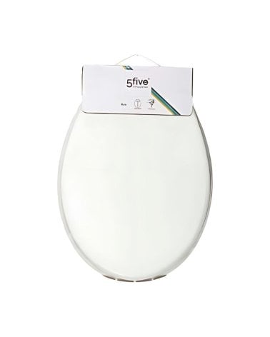 Tapa y Asiento para Inodoro de Madera blanca