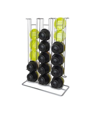 Portacápsulas Fijo Cromado para 36 Cápsulas Dolce Gusto