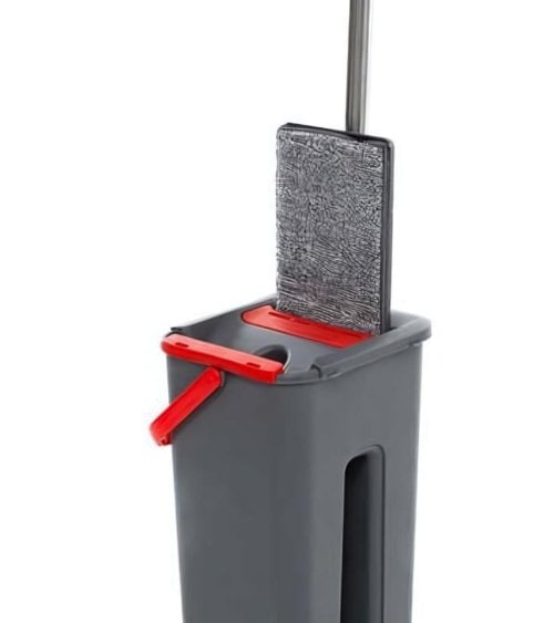 Cubo Mecánico Tana Rojo con 2 Mopas