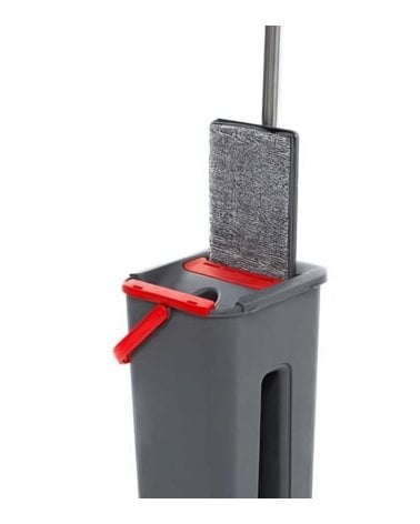 Cubo Mecánico Tana Rojo con 2 Mopas