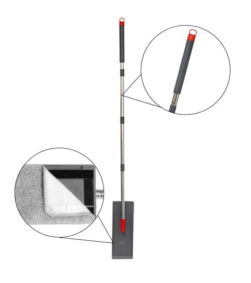 Cubo Mecánico Tana Rojo con 2 Mopas