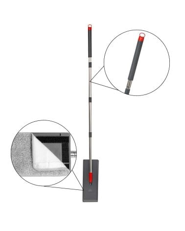 Cubo Mecánico Tana Rojo con 2 Mopas