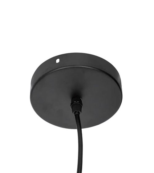 Lámpara Colgante de Varillas Metálicas Negra