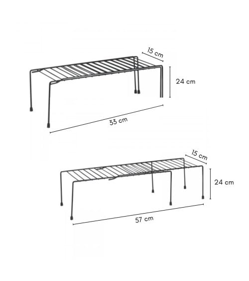 Estante de Metal Extensible para Ordenación