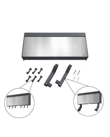 Portarollos Tango para Pared de Acero Inox