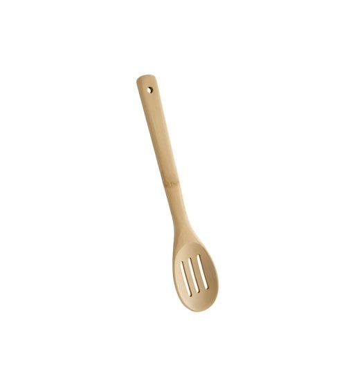 Cuchara Ranurada de Bambú para Servir
