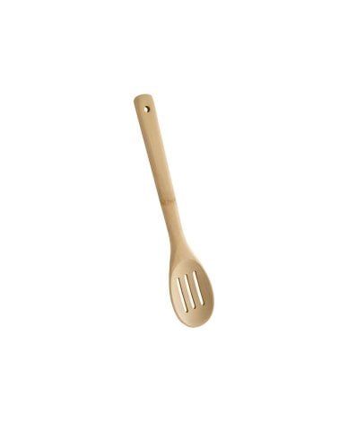 Cuchara Ranurada de Bambú para Servir