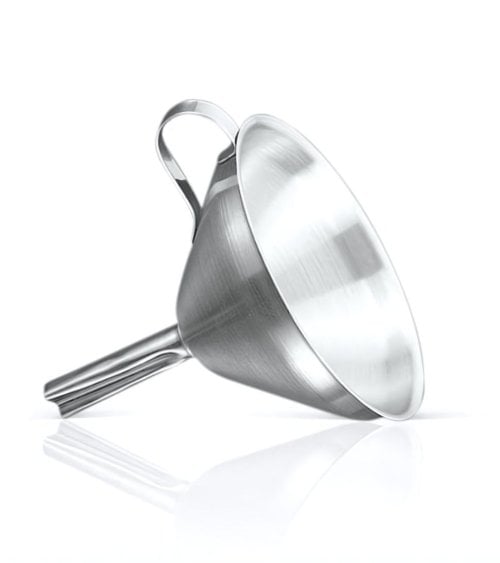 Embudo de Acero Inox con Filtro