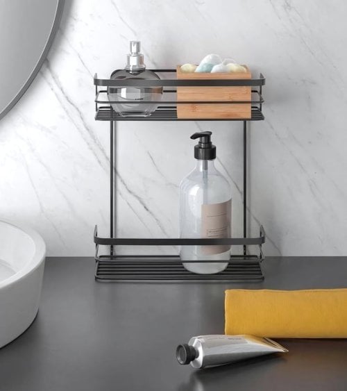 Estante Metático de Baño de 2 Niveles