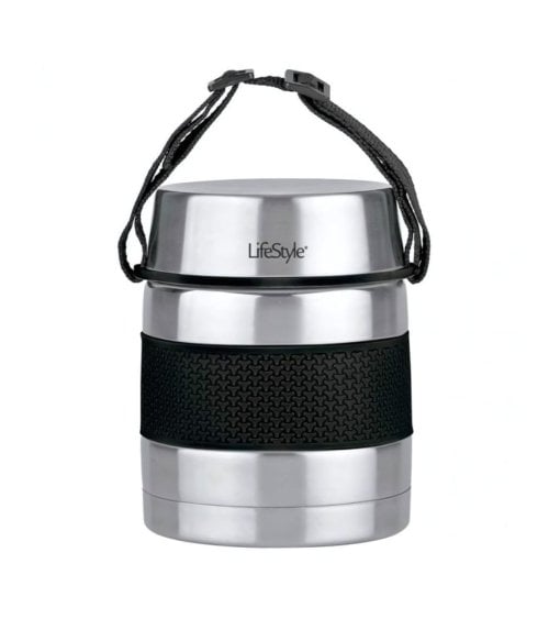 Termo Inoxidable para Sólidos Negro