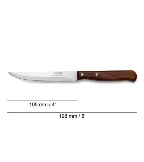 Cuchillo de Verduras Marrón de Acero Inoxidable