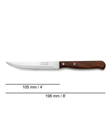 Cuchillo de Verduras Marrón de Acero Inoxidable