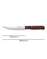 Cuchillo de Verduras Marrón de Acero Inoxidable