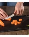 Cuchillo de Verduras Marrón de Acero Inoxidable
