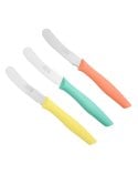 Set de 3 Cuchillos de Mantequilla Nova Coloridos
