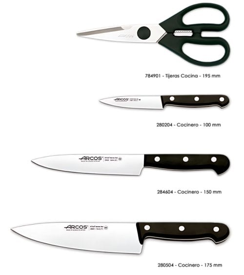 Set Universal de Cuchillos, Tijeras y Tacoma