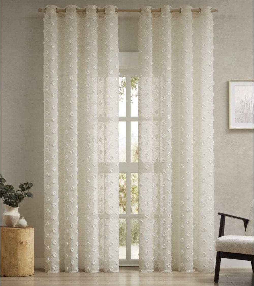 Visillo Estilo Lino Diamond