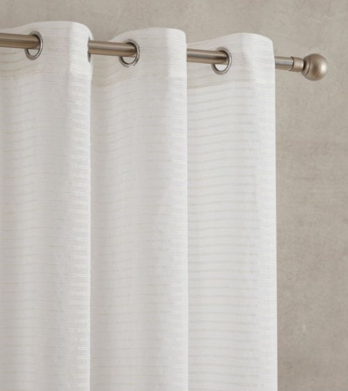 Visillo Estilo Lino de Rayas