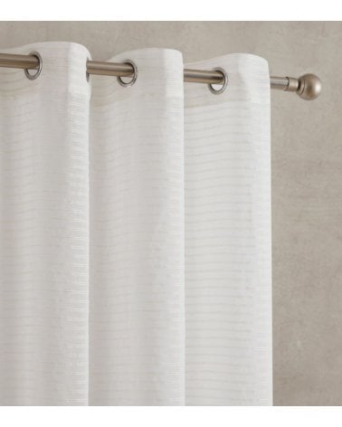 Visillo Estilo Lino de Rayas