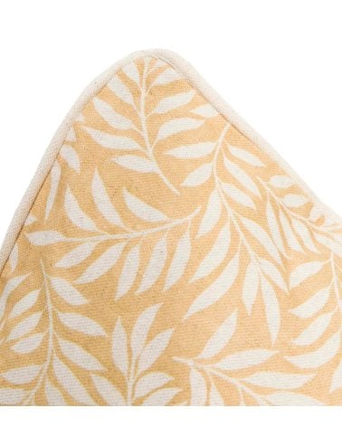 Cojin con Relleno Diseño Hojas de Lino