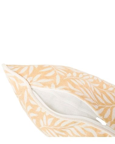 Cojin con Relleno Diseño Hojas de Lino