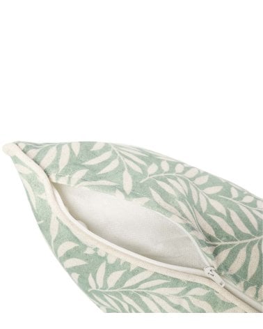 Cojin con Relleno Diseño Hojas de Lino