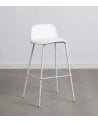 Taburete Alto de Plástico y Metal