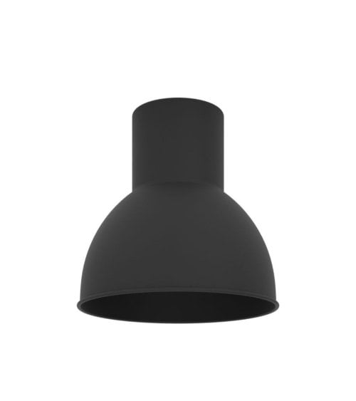 Pantalla Campana de Acero Negro para lámpara colgante