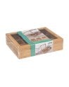 Caja para Té de Bambú con Compartimentos