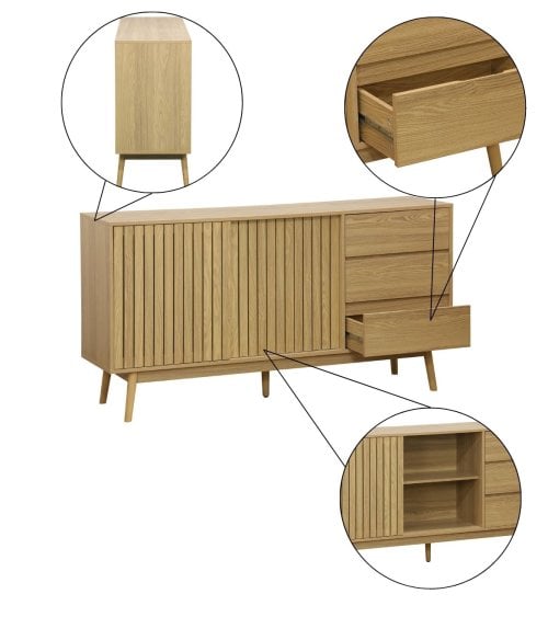 Aparador TREND de Chapa de Fresno