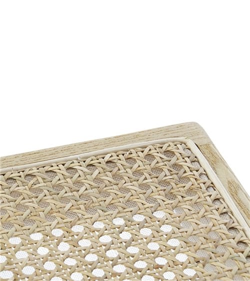 Banco Pie de Cama Olmo Ratán Natural