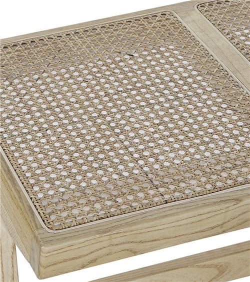 Banco Pie de Cama Olmo Ratán Natural