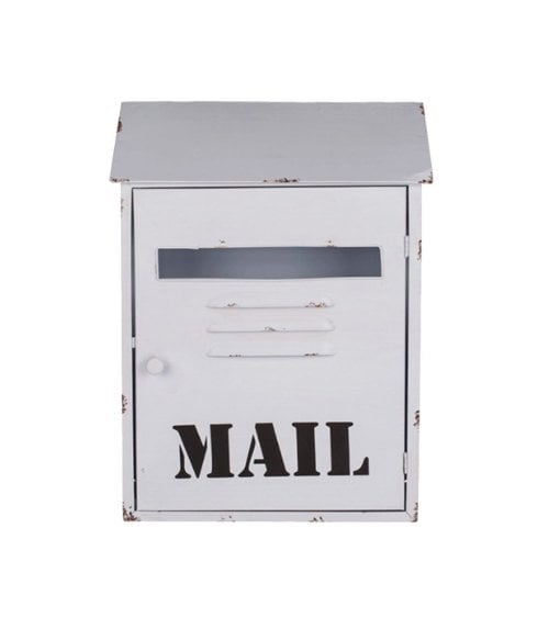 Buzón de Correos Vintage Blanco