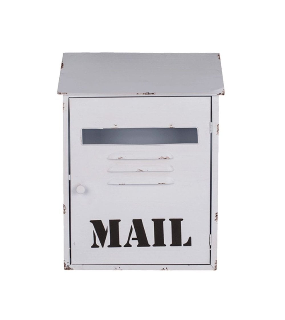 Buzón de Correos Vintage Blanco