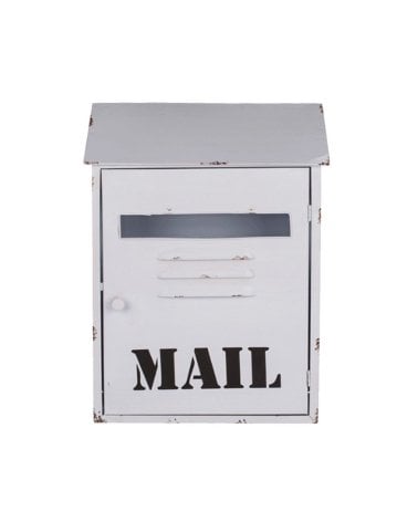 Buzón de Correos Vintage Blanco