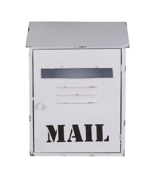 Buzón de Correos Vintage Blanco